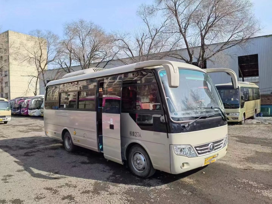 El autobús usado Front Yuchai Engine del pasajero 2017 mano Yutong del año segundo transporta deslizar Windows 27 asientos