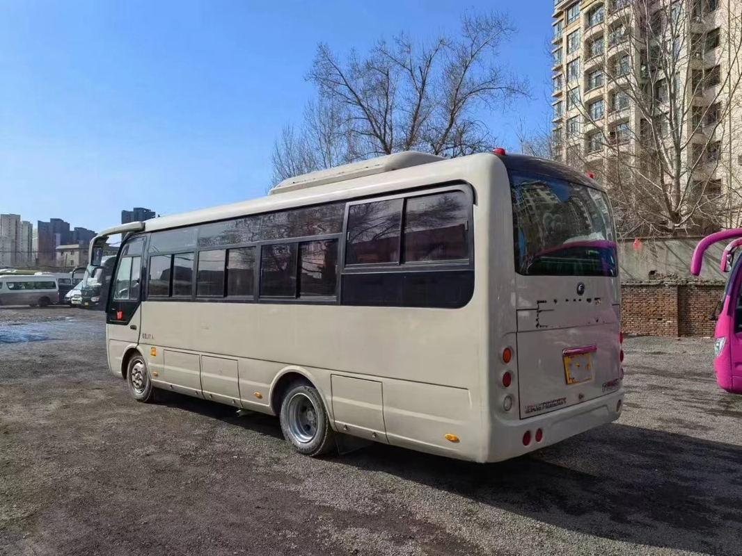 El autobús usado Front Yuchai Engine del pasajero 2017 mano Yutong del año segundo transporta deslizar Windows 27 asientos