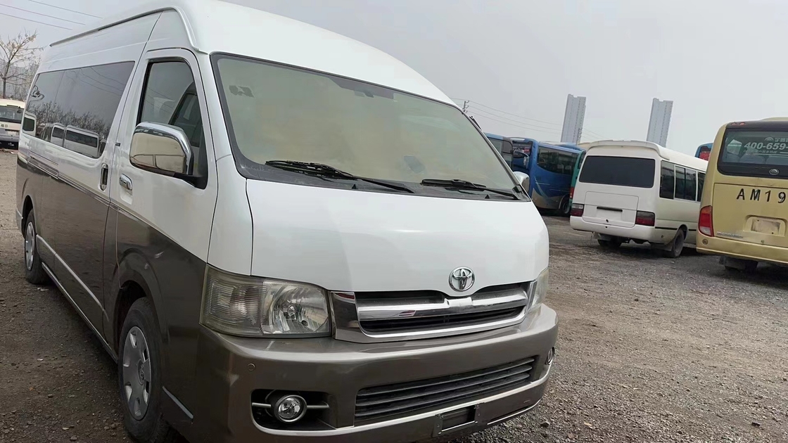 Japonés usado transporta Toyota Hiace 15 asienta el segundo aceite de lujo Front Engine Charger Plug del microbús