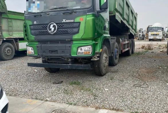 Camión volquete comercial usado de la mano SHACMAN D'LONG X3000 del motor segundo de los camiones 8×4 430hp Weichai