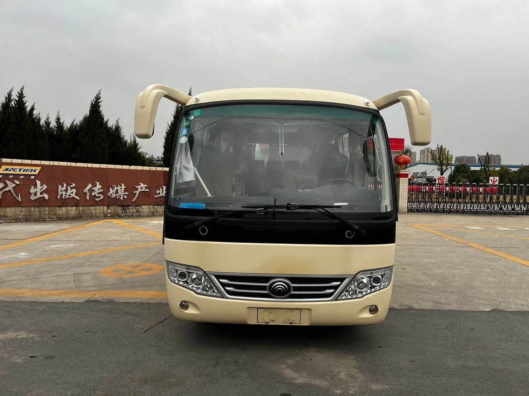 Mini Coach Front Engine usado 19 asienta el autobús ZK6609D de Yutong de la mano del aire acondicionado segundo del motor diesel