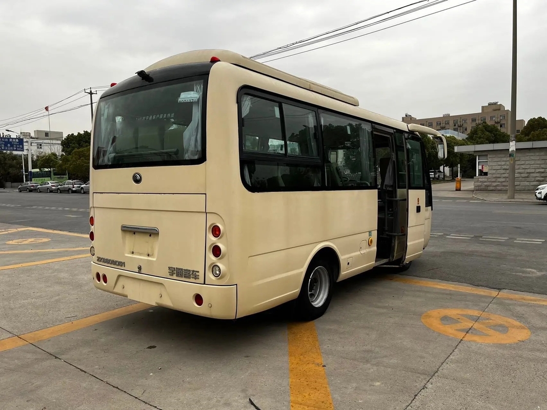 Mini Coach Front Engine usado 19 asienta el autobús ZK6609D de Yutong de la mano del aire acondicionado segundo del motor diesel