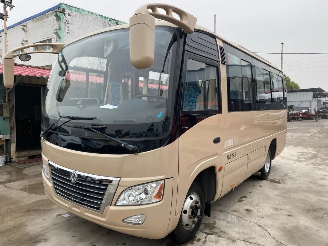 2do autobús de la mano que resbala el aire acondicionado Uesd Dongfeng Mini Bus DFA6600 de los asientos del motor 19 de Windows Yuchai