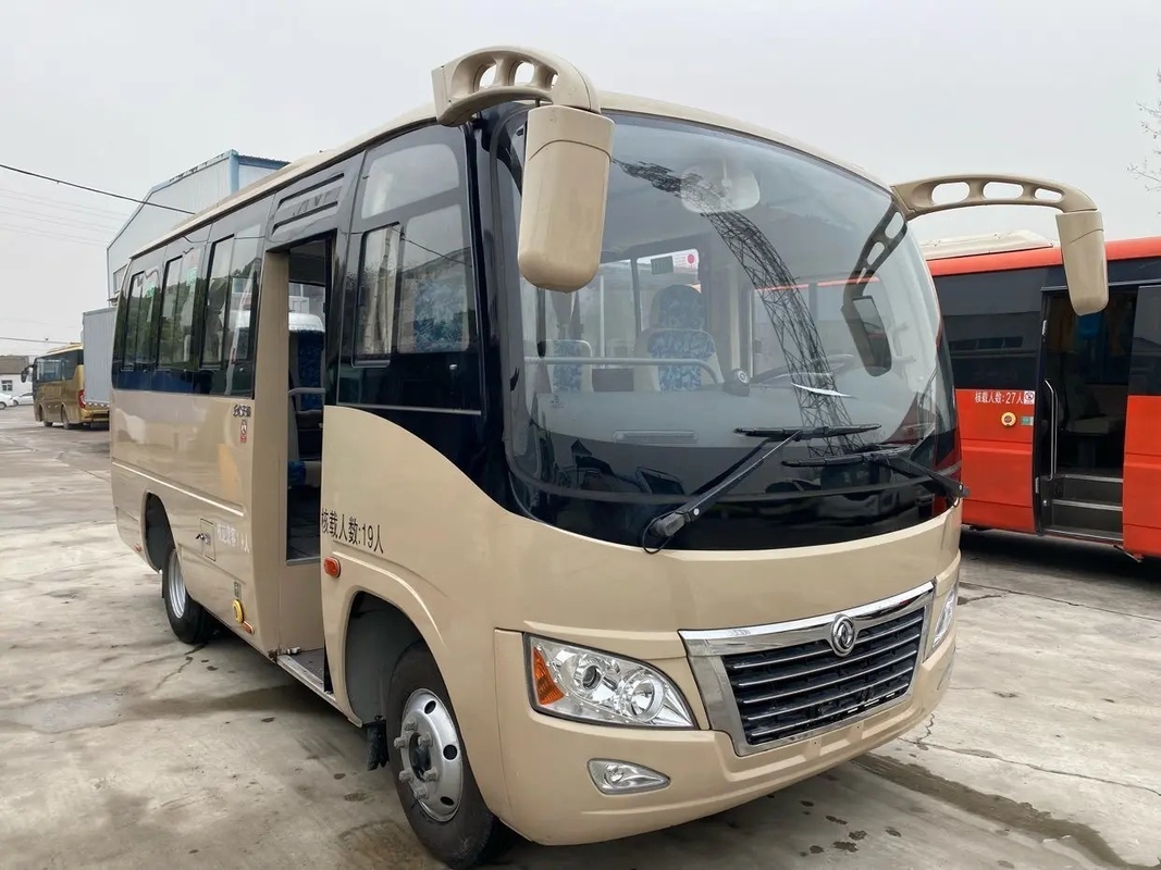 2do autobús de la mano que resbala el aire acondicionado Uesd Dongfeng Mini Bus DFA6600 de los asientos del motor 19 de Windows Yuchai