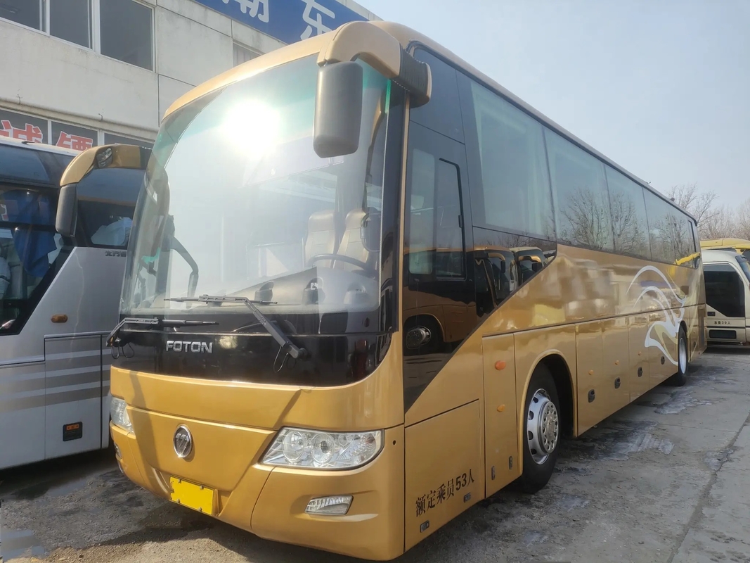 Motor medio usado de Weichai de la ventana del lacre del autobús BJ6120 de Foton de la mano de los asientos de la puerta 53 del autobús de lujo en segundo lugar