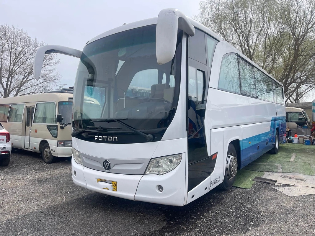 Asientos de lujo usados de los autobuses 12meters 33 que sellan la mano Foton BJ6120 del motor segundo de Yuchai de la ventana