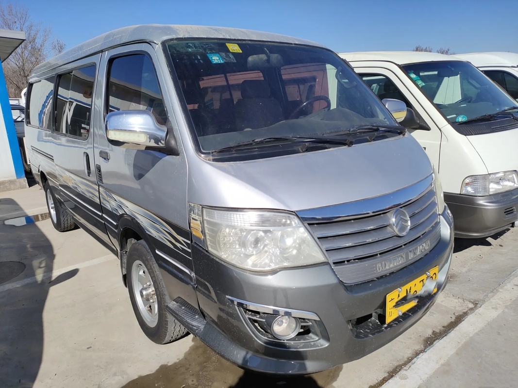 Motor diesel usado Dragon Hiace de oro XML6532 de 14 del pasajero del autobús del aire acondicionado de desplazamiento asientos de la ventana 14