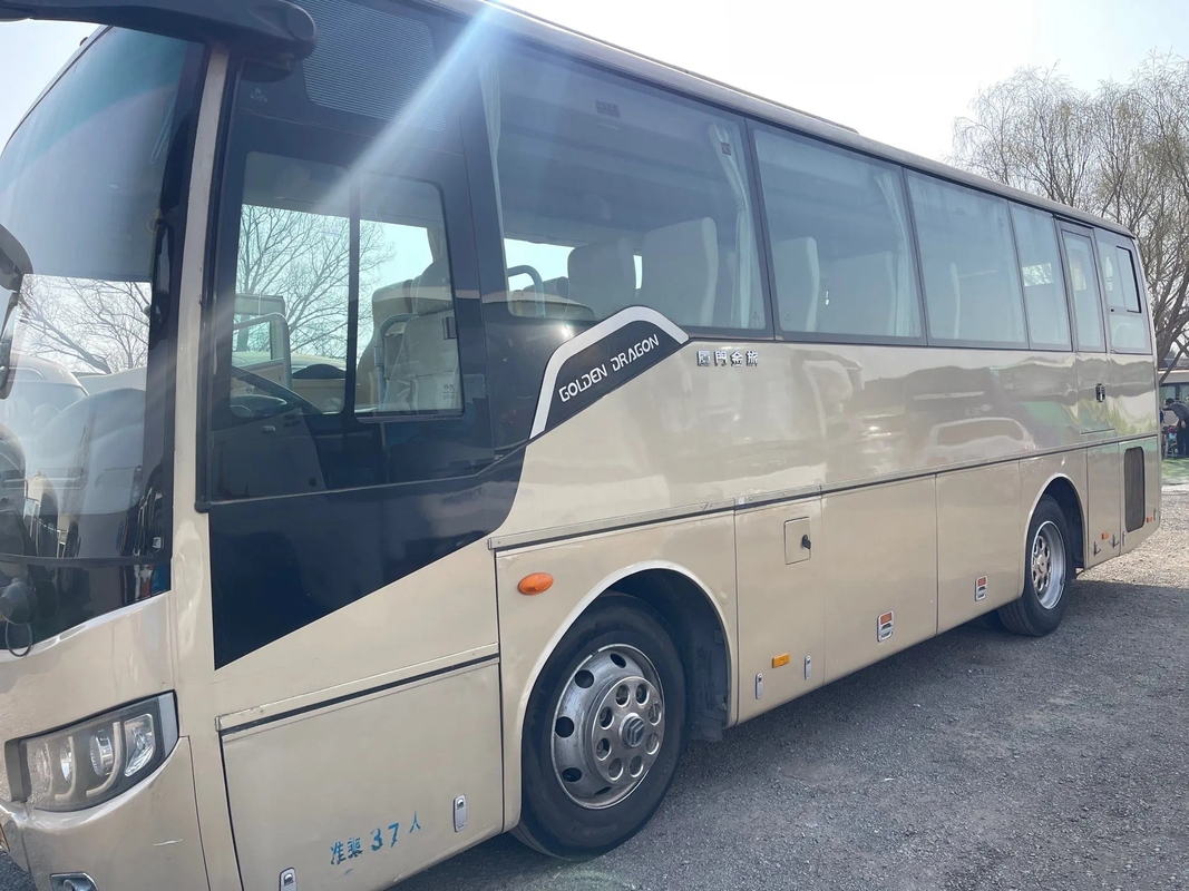 El motor viejo de la parte posterior de la transmisión manual LHD de los asientos de Bus 37 del coche utilizó el aire acondicionado de oro del dragón XML6857