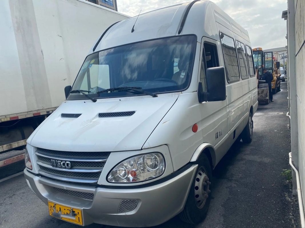 Minivan de segunda mano con motor delantero, 11 asientos, puertas traseras, aire acondicionado, techo alto, 140 CV, minibús usado NJ6604