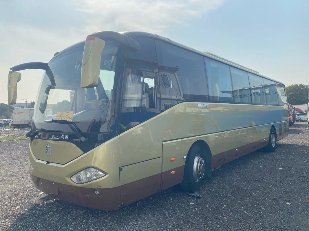 La ventana del lacre de las puertas dobles del motor de los asientos 330hp Wechai de Second Hand 55 del coche utilizó el autobús LCK6120 de Zhongtoong