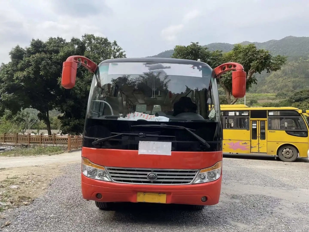 Ventana de desplazamiento externa de la puerta de balanceo de los asientos del autobús 30 de la segunda mano Front Engine Used Yutong Bus ZK6752D
