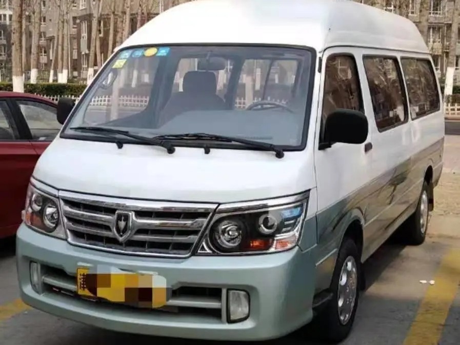 Microbús usado SY6548 de la mano Hiace de Mini Coach High Roof 14 de desplazamiento de los asientos JINBEI 2do del aire acondicionado grande de la ventana