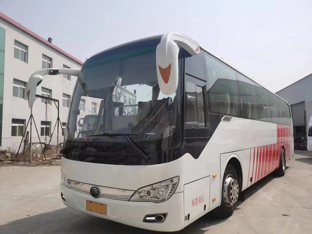 2dos asientos del coche 48 de la mano 11 metros de la puerta media del pasajero del motor 280hp del resorte plano de autobús posterior ZK6116 de Uesd Yutong