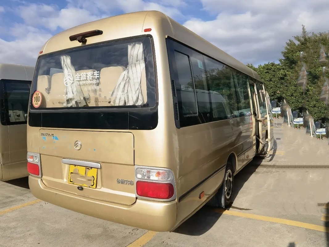 Los pequeños asientos usados Front Engine del autobús 28 7 metros ventilan el dragón de oro XML9729 del peso en vacío 150hp de Conditoner 5250kg
