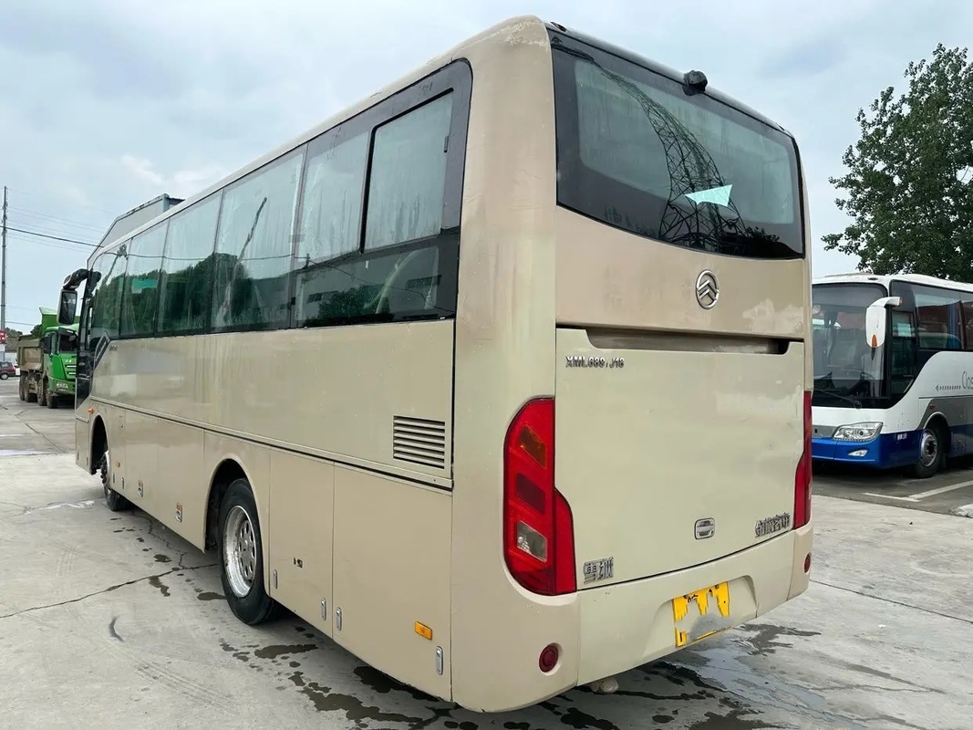 Rv usado entrena el dragón de oro XML6897 IV EURO compartimiento de equipaje del motor de Yuchai de la impulsión de la mano izquierda de 41 asientos