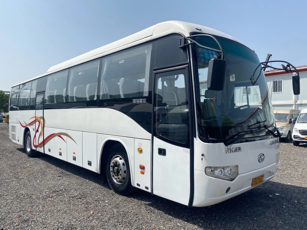Autobús y coche usados Luggage Compartment 2 puertas 53 asientos que sellan la ventana con un autobús más alto KLQ6129 de la impulsión de la mano izquierda del aire/acondicionado