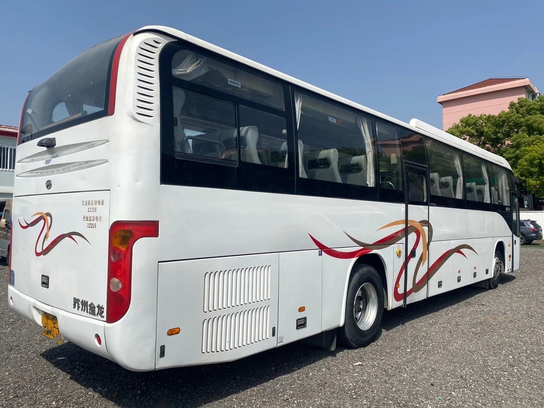 Autobús y coche usados Luggage Compartment 2 puertas 53 asientos que sellan la ventana con un autobús más alto KLQ6129 de la impulsión de la mano izquierda del aire/acondicionado