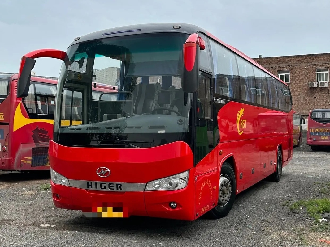 Puertas comerciales usadas del compartimiento de equipaje de los asientos del autobús 49 2 que sellan la ventana con la mano un KLQ6112 más alto del aire/acondicionado 2do
