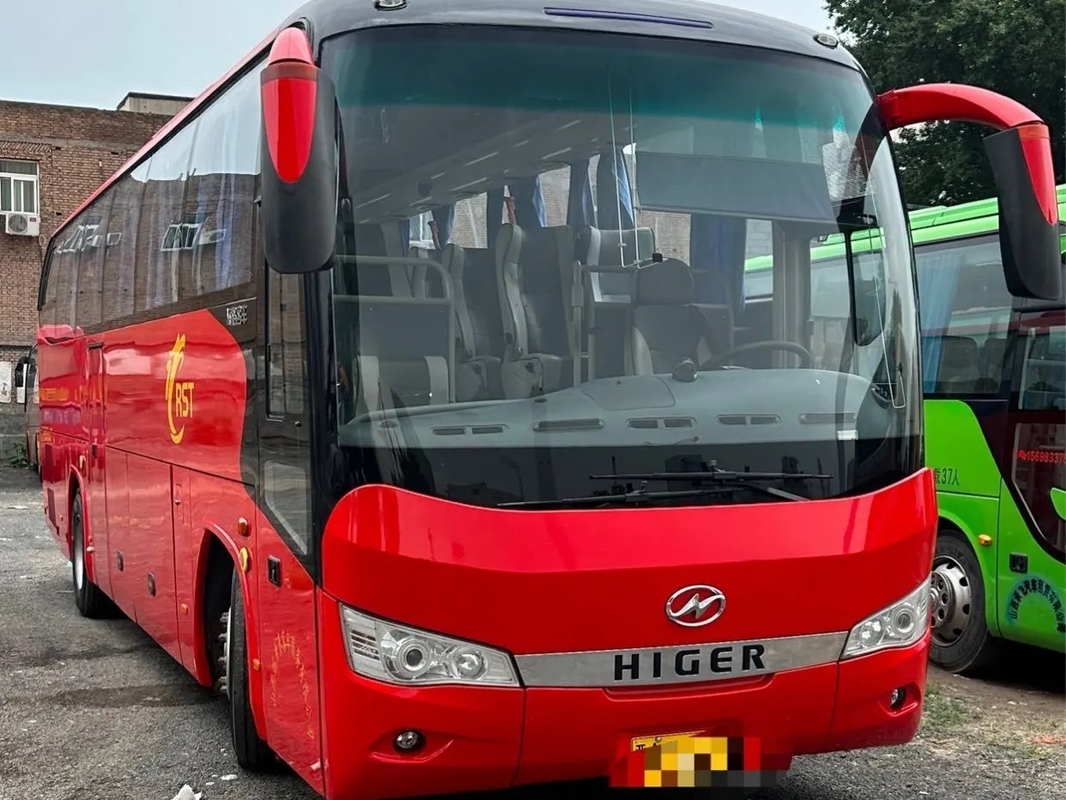 Puertas comerciales usadas del compartimiento de equipaje de los asientos del autobús 49 2 que sellan la ventana con la mano un KLQ6112 más alto del aire/acondicionado 2do