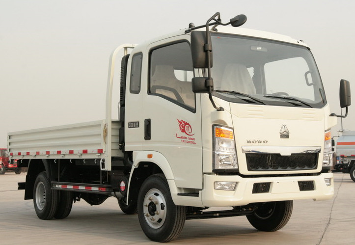 Pequeño modo usado de la impulsión de los camiones 4×2 que carga 4-6 toneladas de conducción a la derecha Sinotruck Howo Lorry Truck