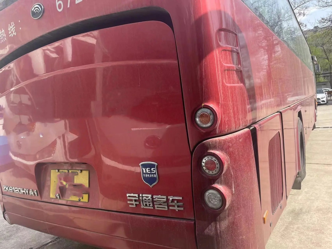 El EURO usado IV del autobús y del coche 55 asientos 12 metros de Yuchai de aire acondicionado largo Yutong del motor transporta ZK 6120