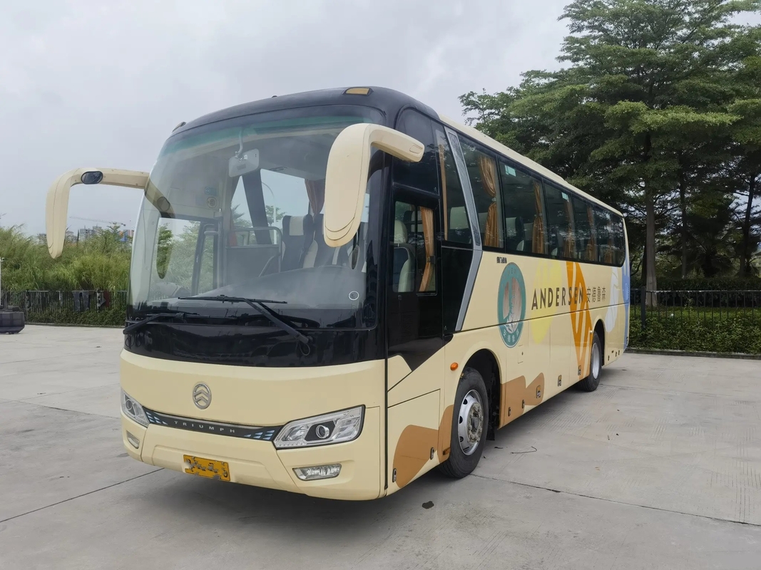 Compartimiento de equipaje de lujo usado de los asientos de la transmisión manual 46 del autobús dragón de oro XML6102 del aire/acondicionado de 2018 años