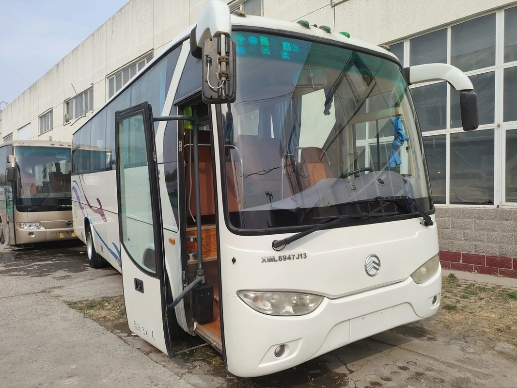 Buen dragón de oro usado XML9647 de la disposición LHD/RHD de los asientos del aire acondicionado 2+2 del piso de los asientos diesel de los coches 36