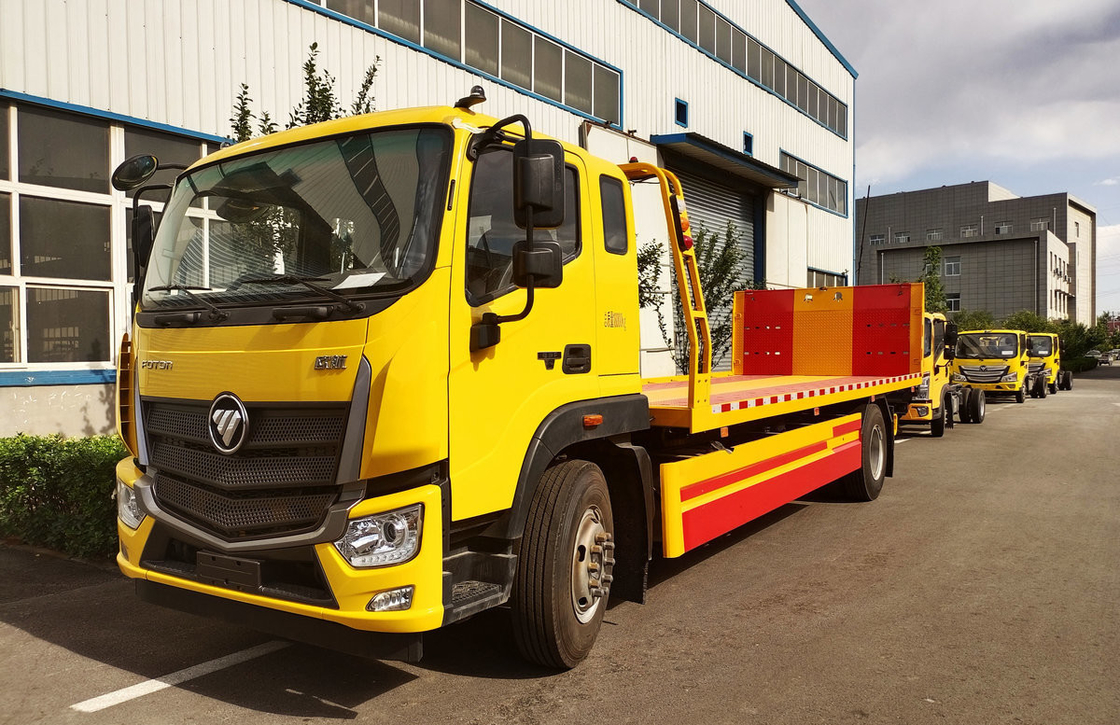 Camiones de trabajo usados 4×2 Modo de conducción 230hp Camión Foton Wrecker Techo plano