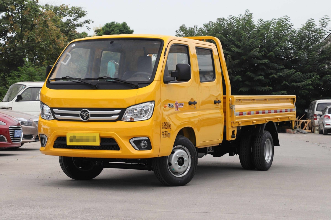 Camiones pequeños usados Cabina doble 2 toneladas de carga Camión de camión modelo Foton M2 2018
