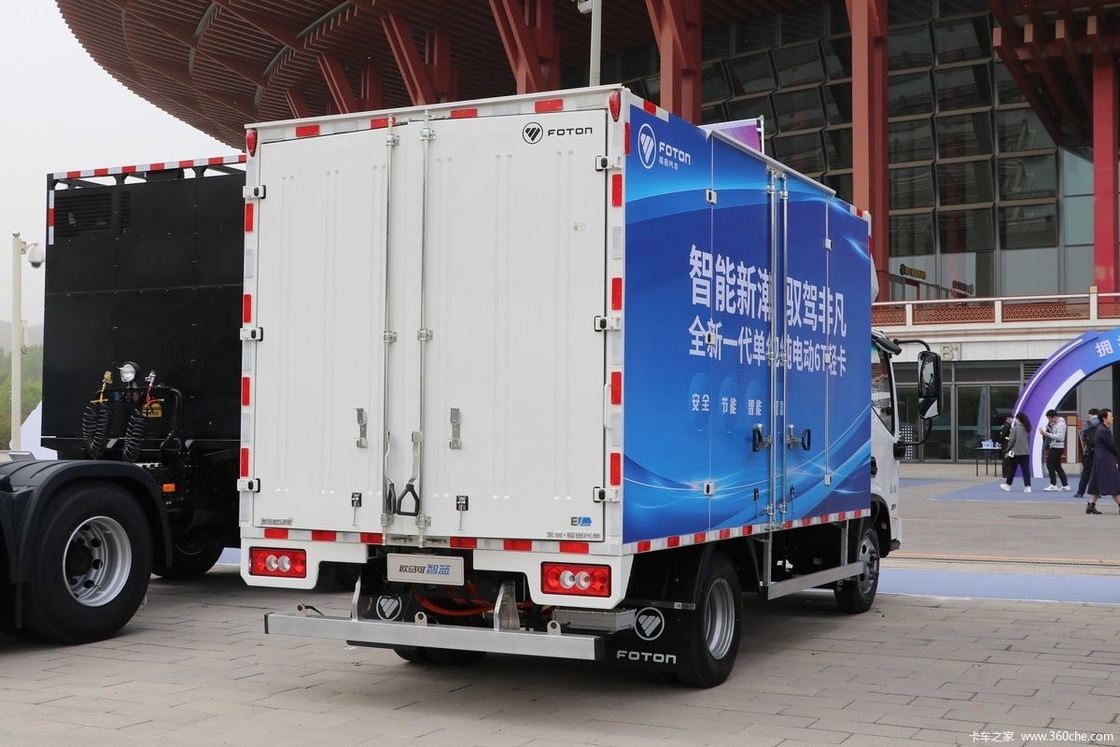 Nuevo vehículo eléctrico de energía pura Foton 4 * 2 modo de conducción camioneta ligera 280km