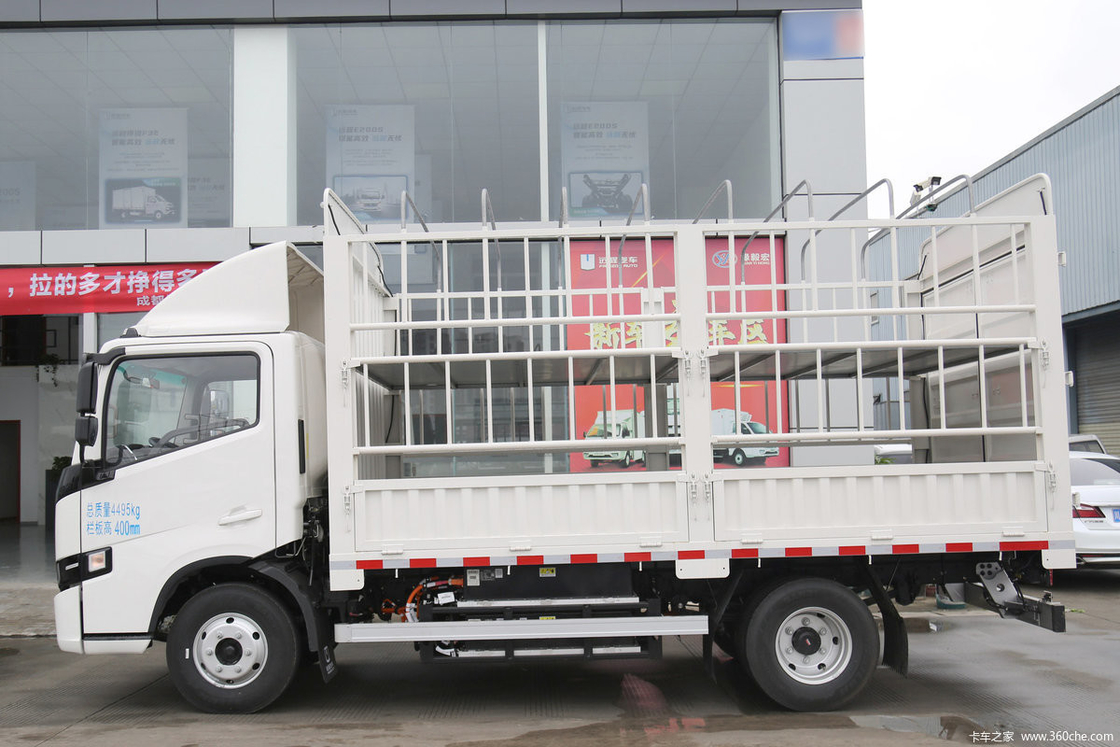 Camión eléctrico puro Geely 4 * 2 modo de conducción Camión ligero 1.2 toneladas Doble neumáticos traseros