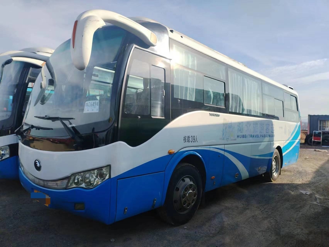 Youngtong 39 asientos Autobús de transporte usado ZK6879 de primavera de hoja de puerta única buena climatización