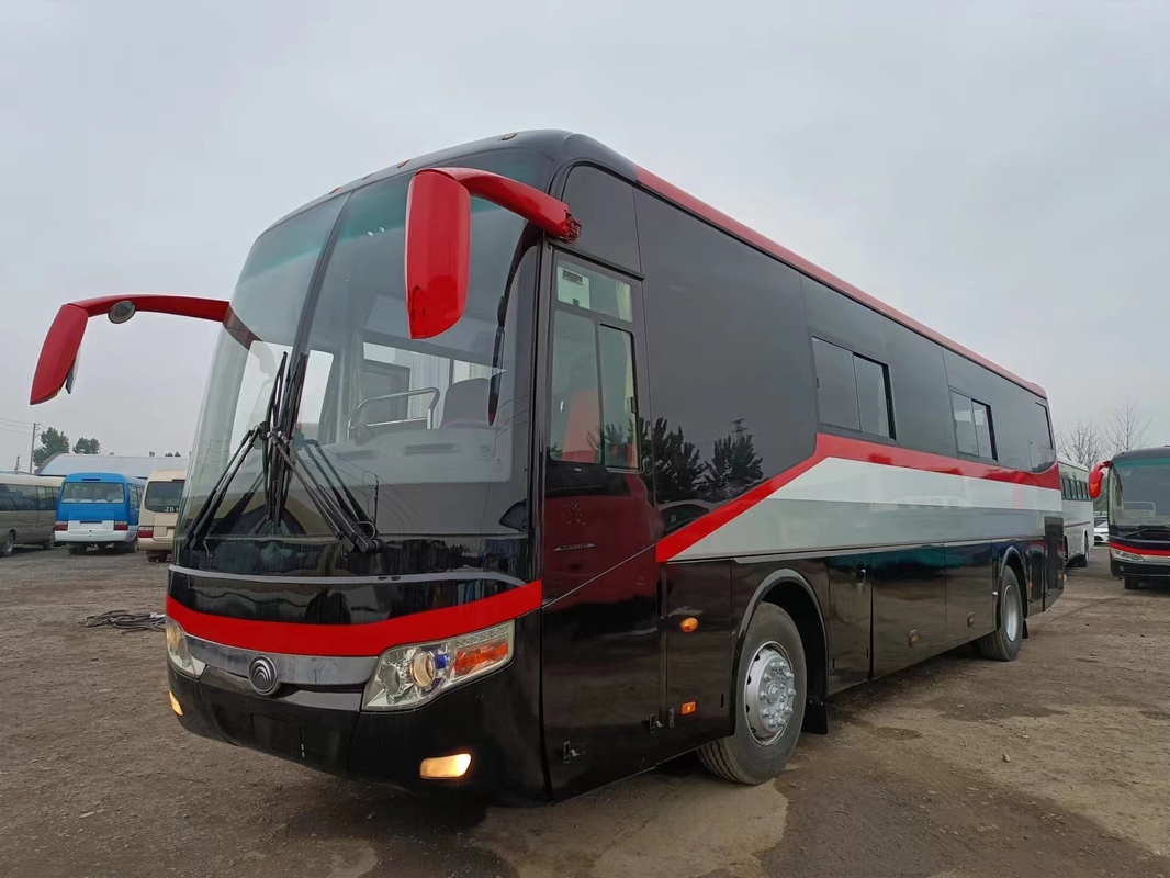 12 metros de largo 55 asientos Autobús usado Yutong ZK 6127 Dos parabrisas LHD / RHD
