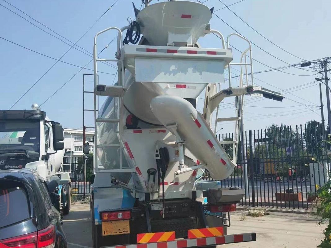 Shacman camión de cemento usado 8*4 modo de conducción 12 euro cúbico 5 techo plano
