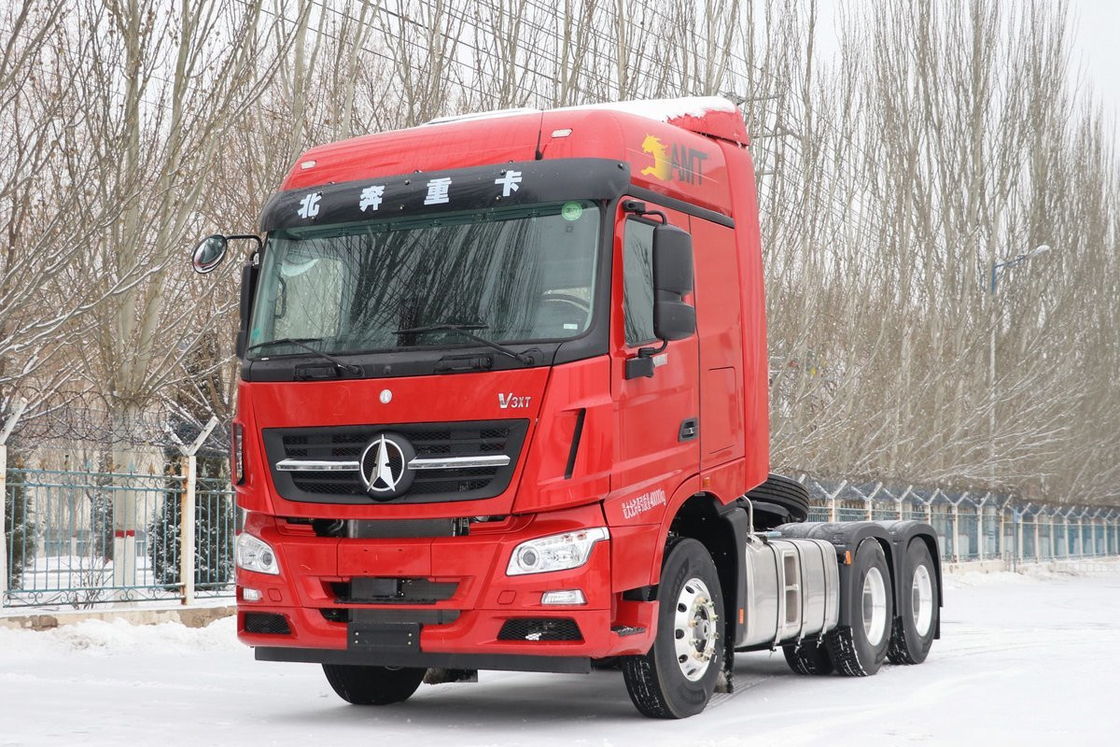 6*4 modelo de conducción camión de segunda mano remolques Beiben cabeza de tractor 560hp Amt 10 ruedas