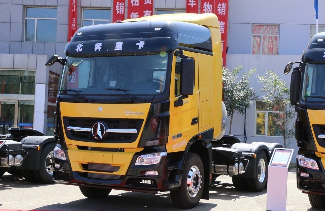 GNL Weichai Motor 460 hp camiones de transporte usados Beiben Tractor Caballo 6x4 EURO 6
