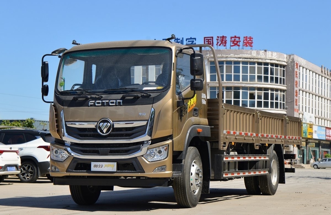 Productos medios Camión de carga Foton Cabina única y media 6.8 metros Motor diesel