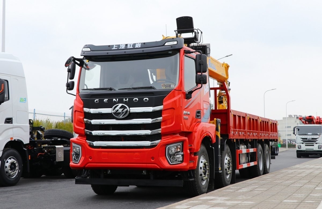 8*4 Modelo de conducción Granada de camión de propiedad previa Hongyan montada 350 hp Euro 6 de trabajo pesado