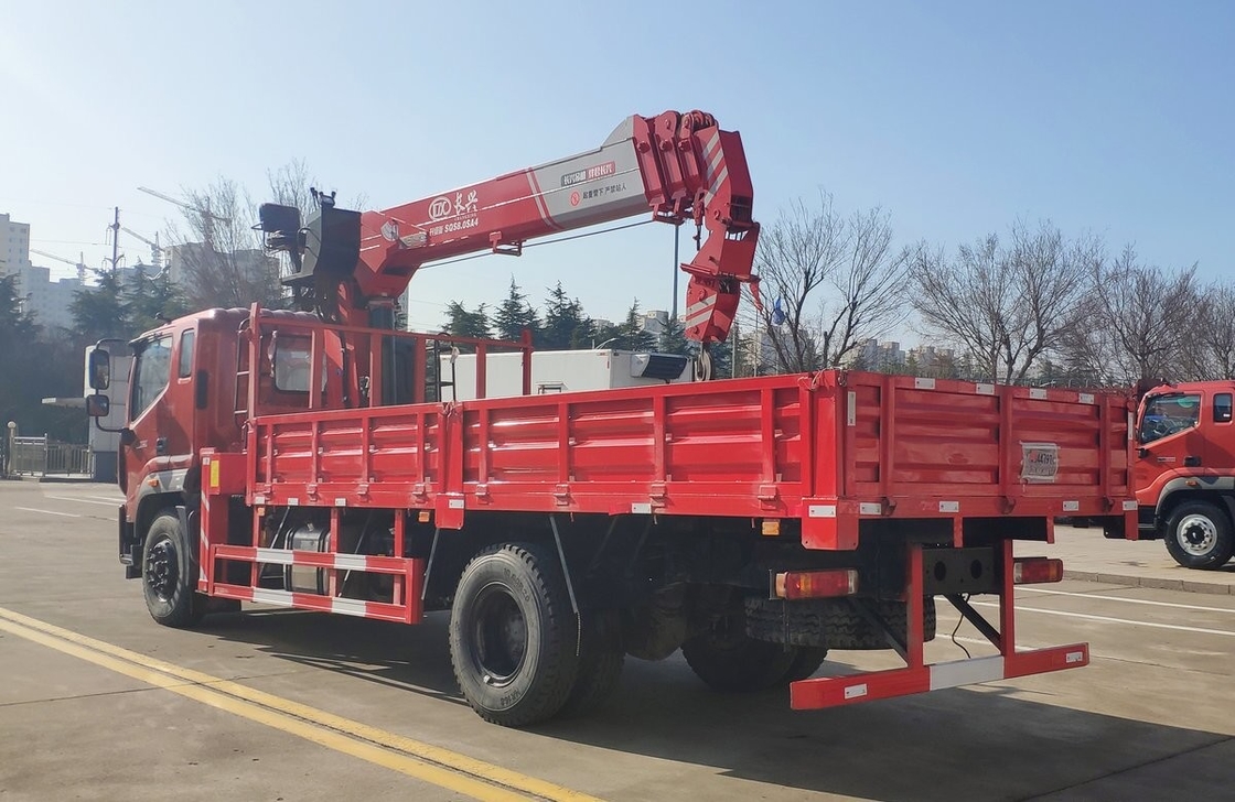 Camión Foton Grúa montada 4*2 Modo de conducción 9 toneladas Cabina única 220hp Dirección de mano izquierda