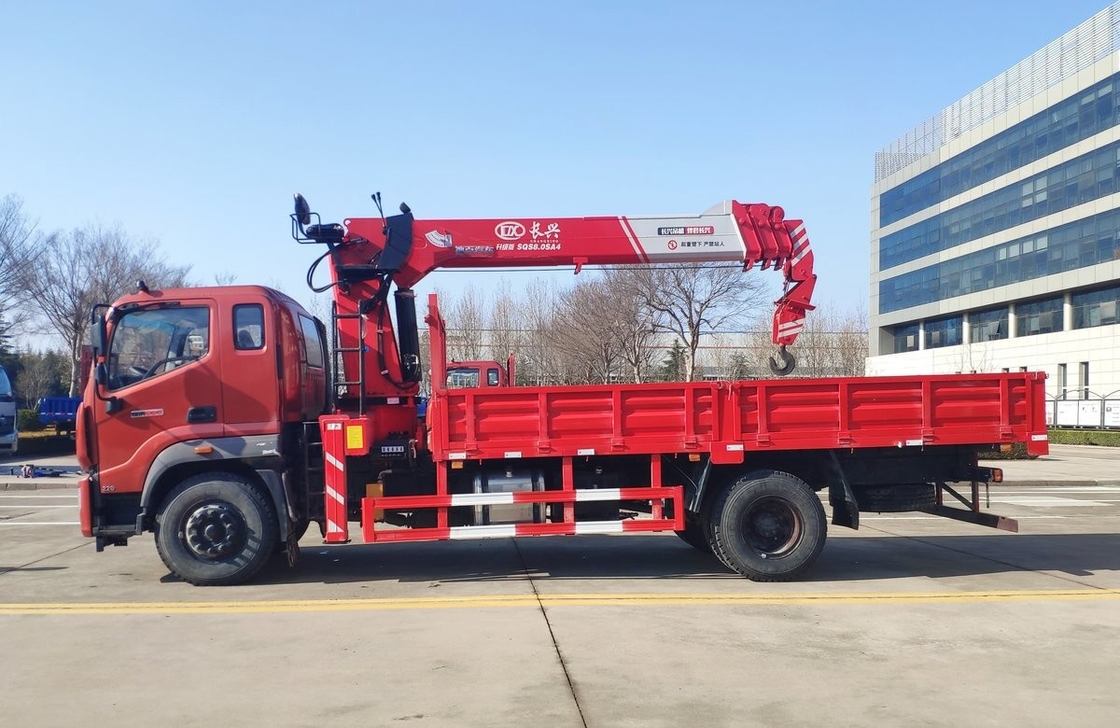 Camión Foton Grúa montada 4*2 Modo de conducción 9 toneladas Cabina única 220hp Dirección de mano izquierda
