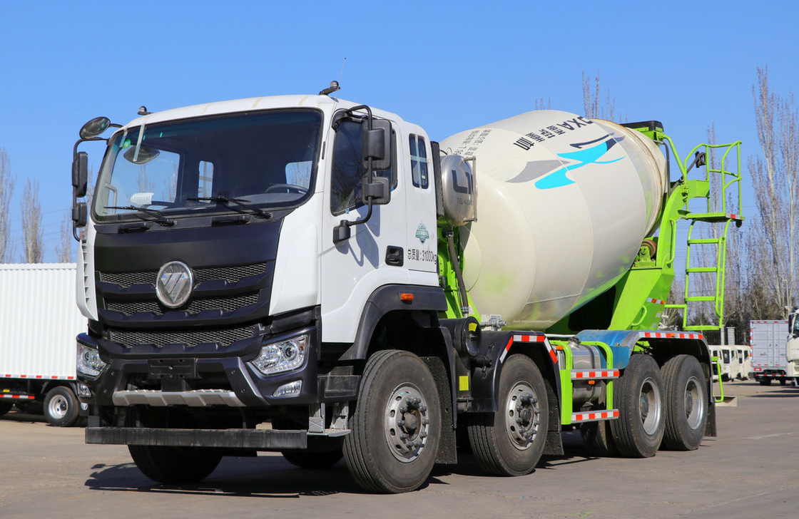 Mixer de marca china 8*4 camión de hormigón listo para mezclar 350hp Euro 6 manejo a mano izquierda