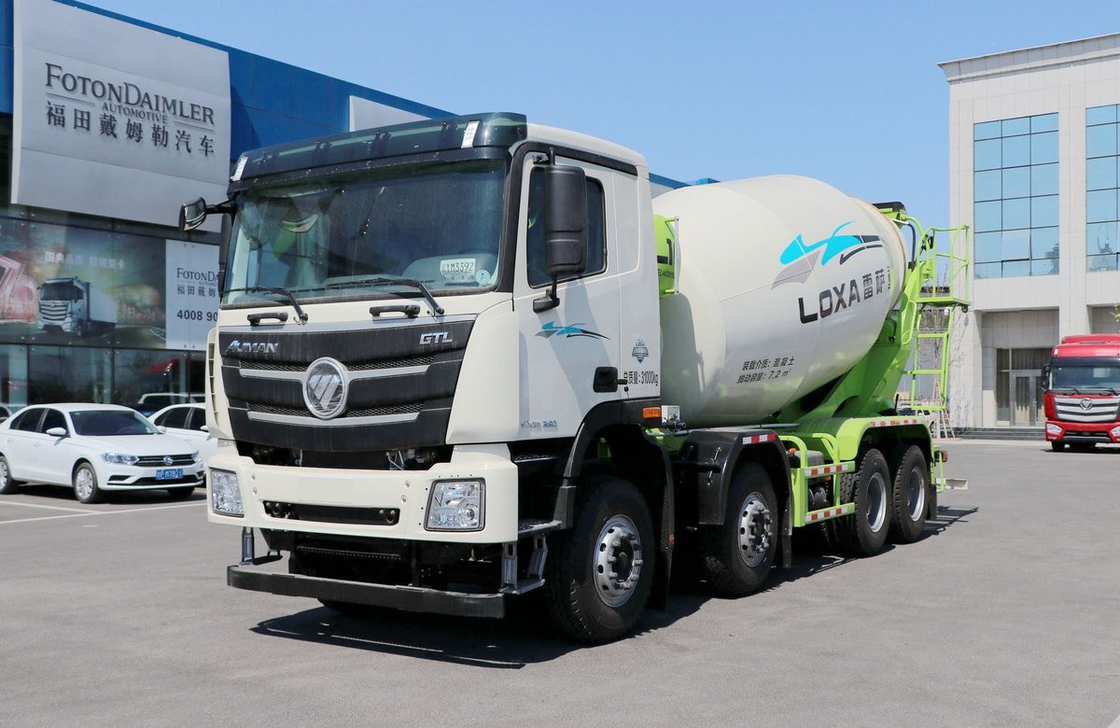 Camiones Concreto 7.7 cúbico Foton GTL 8*4 mezclador Camión LOXA Cisterna Nuevo