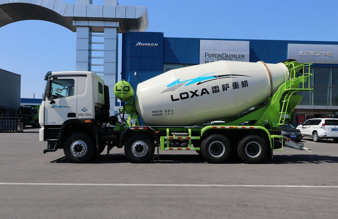 Camiones Concreto 7.7 cúbico Foton GTL 8*4 mezclador Camión LOXA Cisterna Nuevo