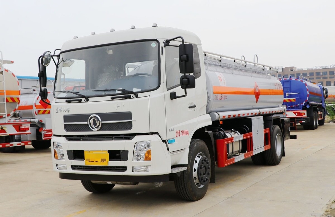 Donfeng 4*2 Tanques de recogida de petróleo usado Euro 5 Cisterna de aleación de aluminio 12,5 cúbicos