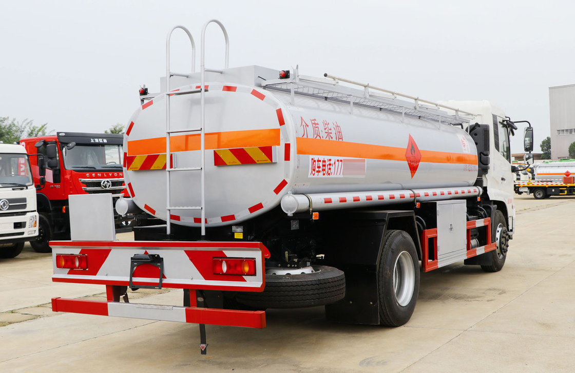 Donfeng 4*2 Tanques de recogida de petróleo usado Euro 5 Cisterna de aleación de aluminio 12,5 cúbicos