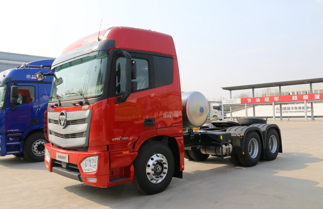 Tractor usado Corazón de camión Motor de GNL Foton EST 460hp Rápido 12 marchas Tirando 40 toneladas