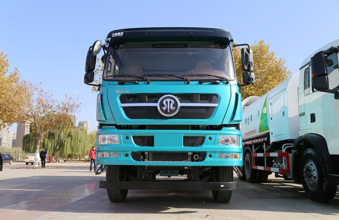 Camión de minería Sino 380hp Seis cilindros en línea 8,7 metros de largo 6 * 4 Steyr D78 LHD / RHD