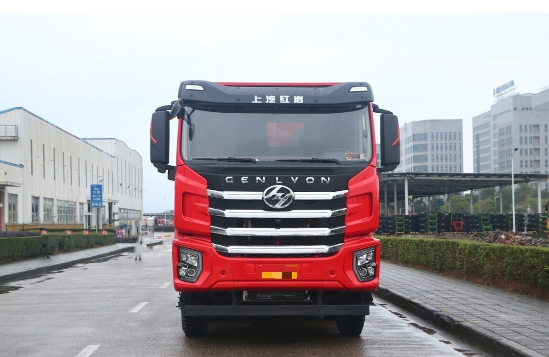 Hongyan 560hp C6 Carga 20 toneladas 12 neumáticos usados camión de tiradores descargador 8 × 4 LHD / RHD