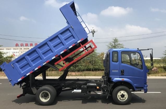 China Howo camiones para la venta 4 * 2 eje único 3,8 metros de largo caja de carga 10 toneladas Eruo 2