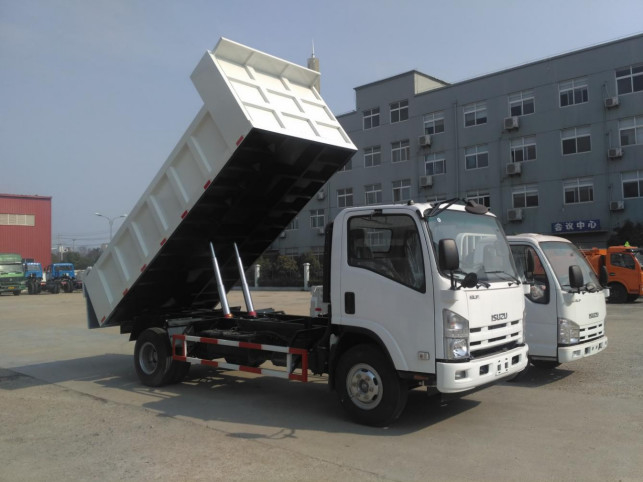 Camiones usados 4 * 2 Carga 10 toneladas 5,2 metros de largo Caja 9 cúbicos Isuzu Dumper Nuevo